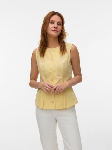 VERO MODA - Chaleco 'VMSELMA' en amarillo: frente