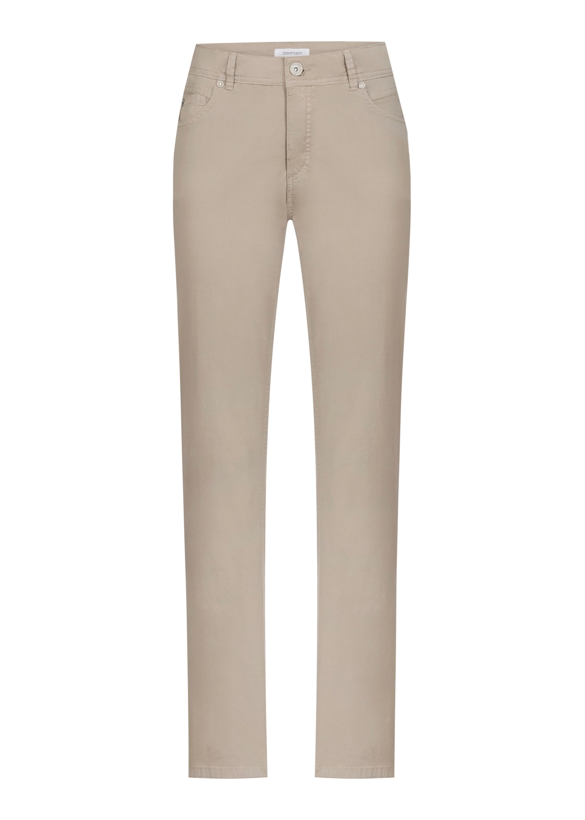 STEHMANN Regular Pants in Beige: front