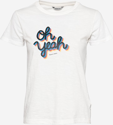 Wemoto Shirt 'YEAH' in White: front