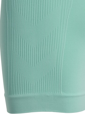 Skinny Pantaloni sport de la Hummel pe verde