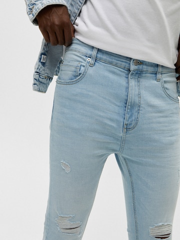 Pull&Bear Regular Jeans in Blau