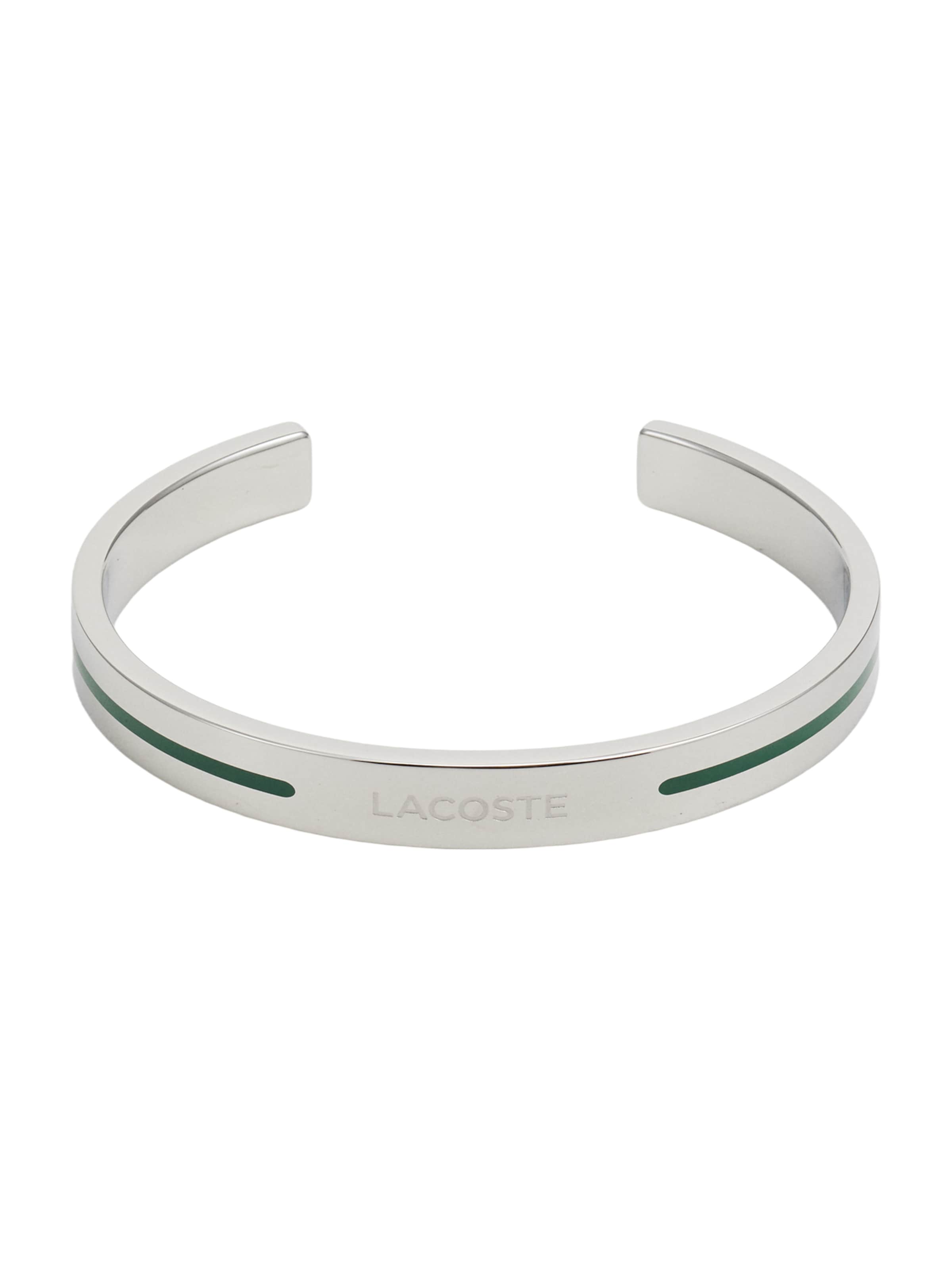 LACOSTE Käevõru 'Adventurer', värv Hõbe: eest vaates