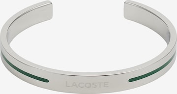LACOSTE - Pulseira 'Adventurer' em prata: frente