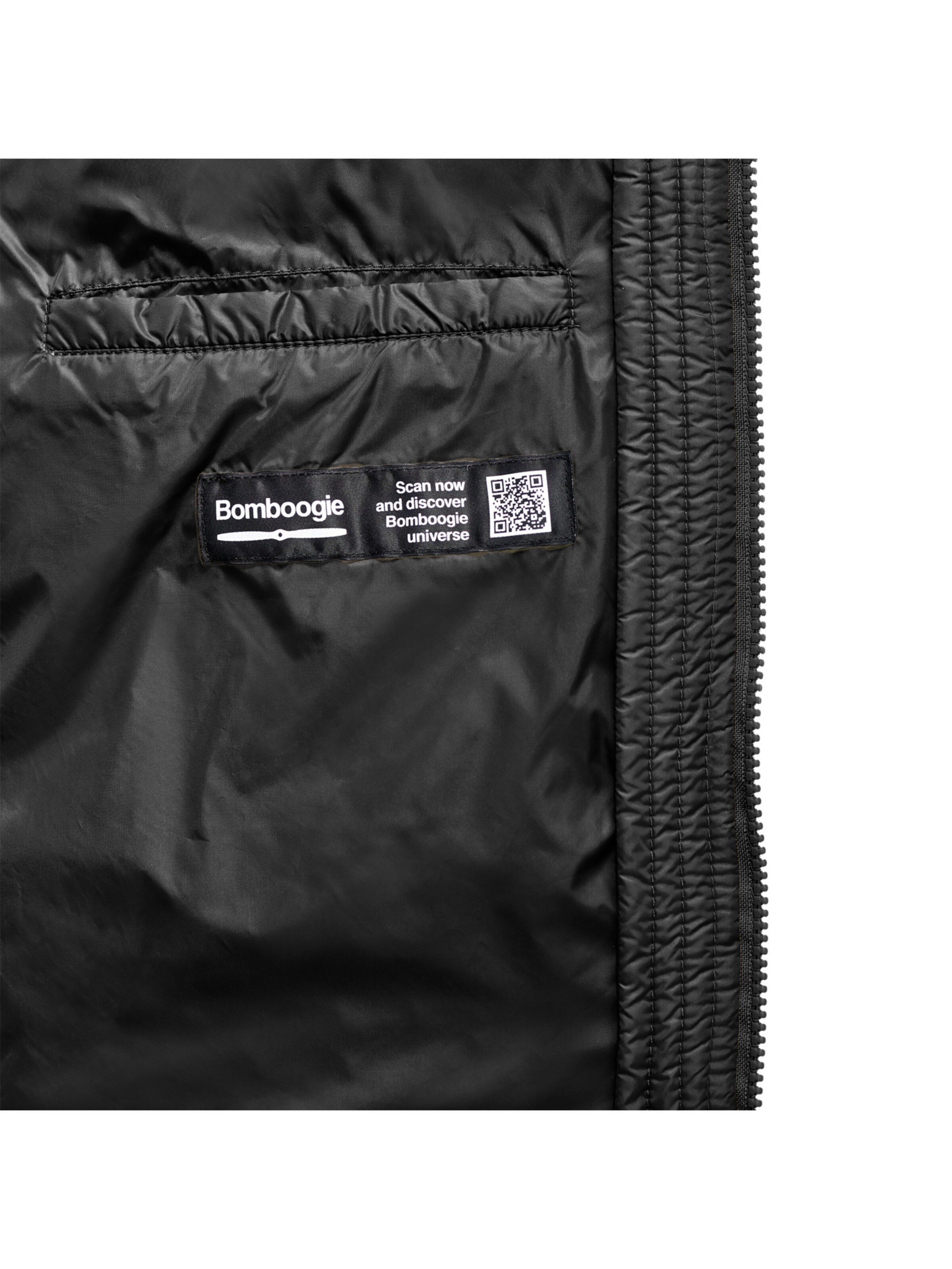 BOMBOOGIE Winter Jacket 'Geneva' in Black