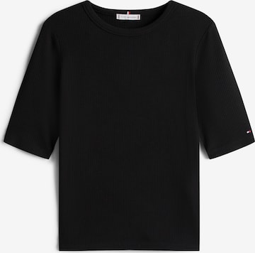 Tricou de la TOMMY HILFIGER pe negru: față