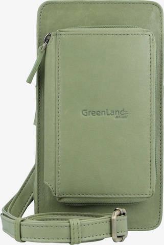 Custodia per smartphone di Greenland Nature in verde: frontale