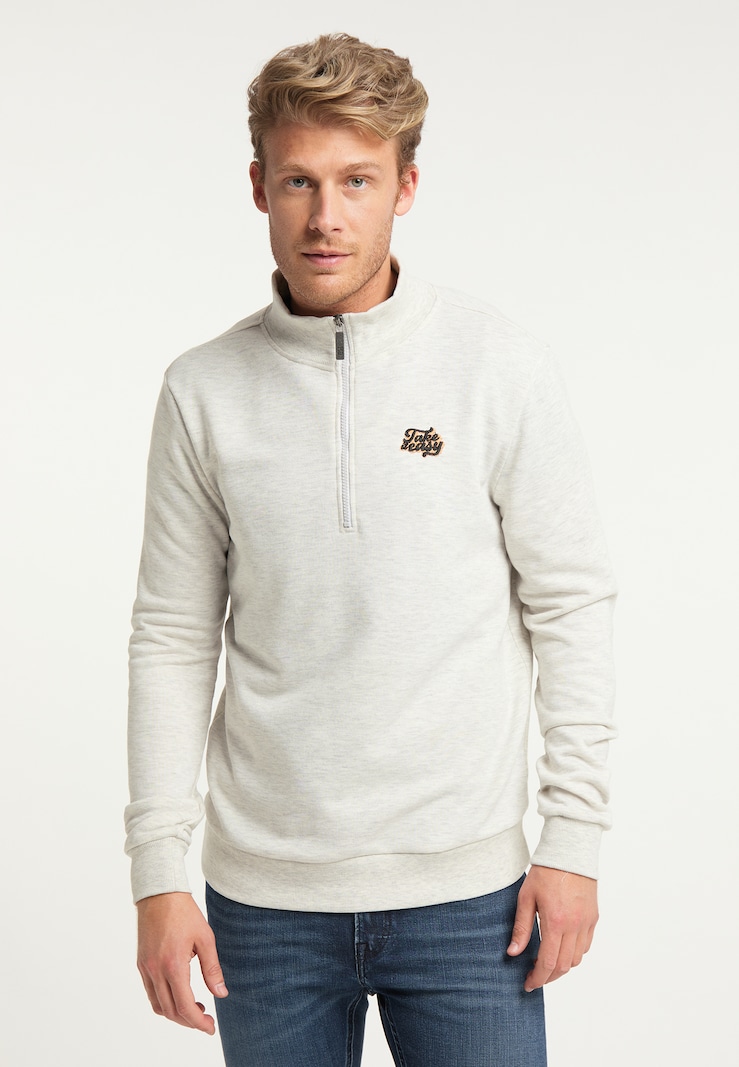 Men Clothing MO Sweaters Mottled Grey