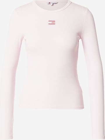 Maglietta di Tommy Jeans in rosa: frontale