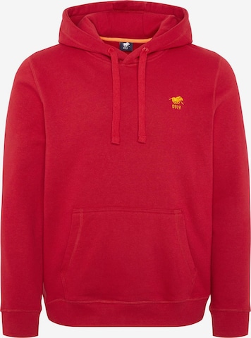 Polo Sylt Sweatshirt 'Basic' in Rot: Vorderseite