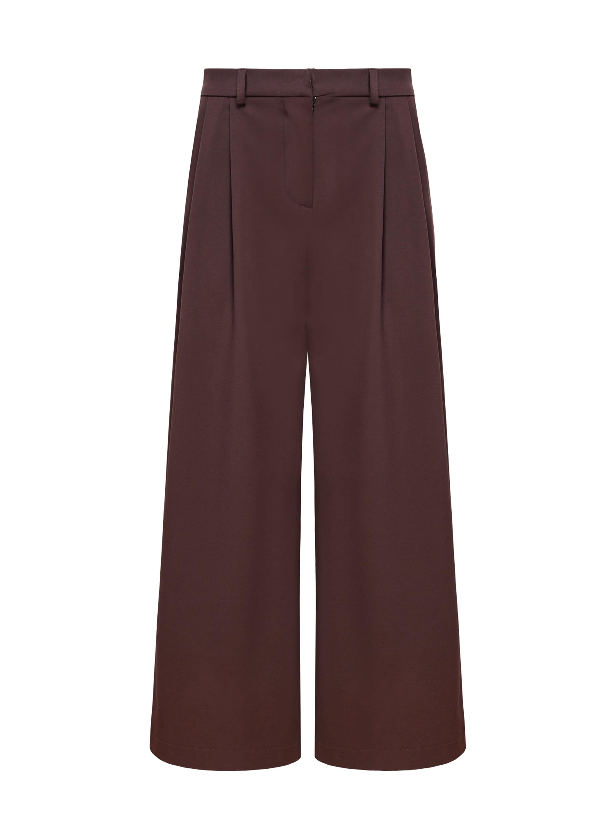 Regular Pantalon 'Estra' mandragora en marron : devant