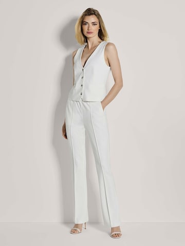 évasé Pantalon MADELEINE en blanc