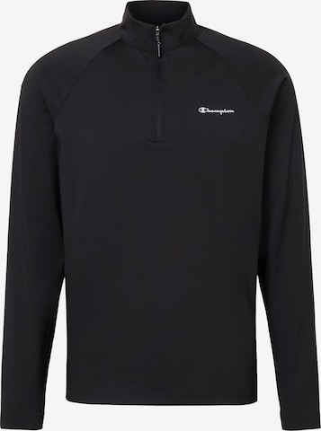 Felpa sportiva di Champion in nero: frontale