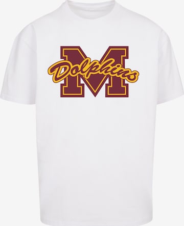 T-Shirt 'Sex Education M Dolphins Netflix TV Series' F4NT4STIC en blanc : devant