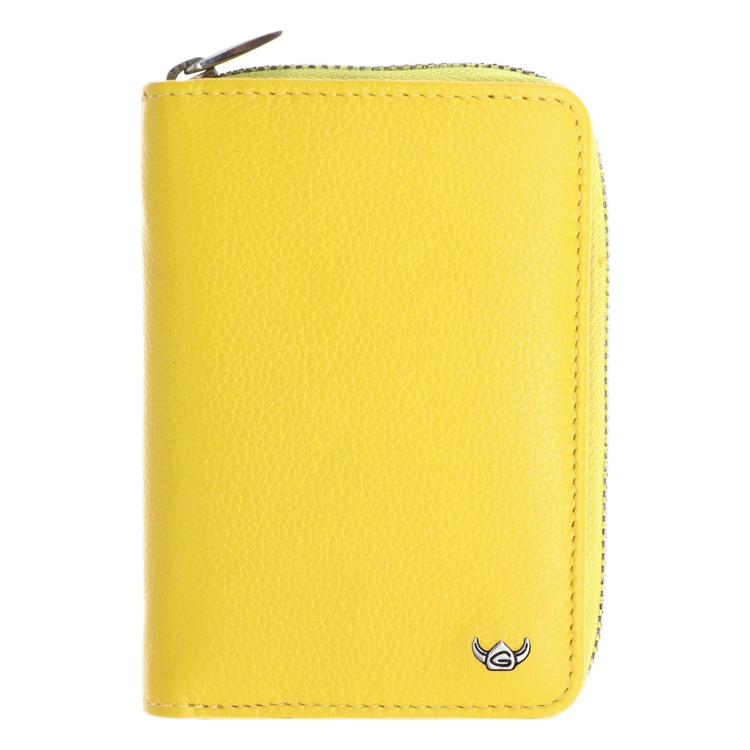 Porte-monnaies 'Madrid' GOLDEN HEAD en jaune : devant