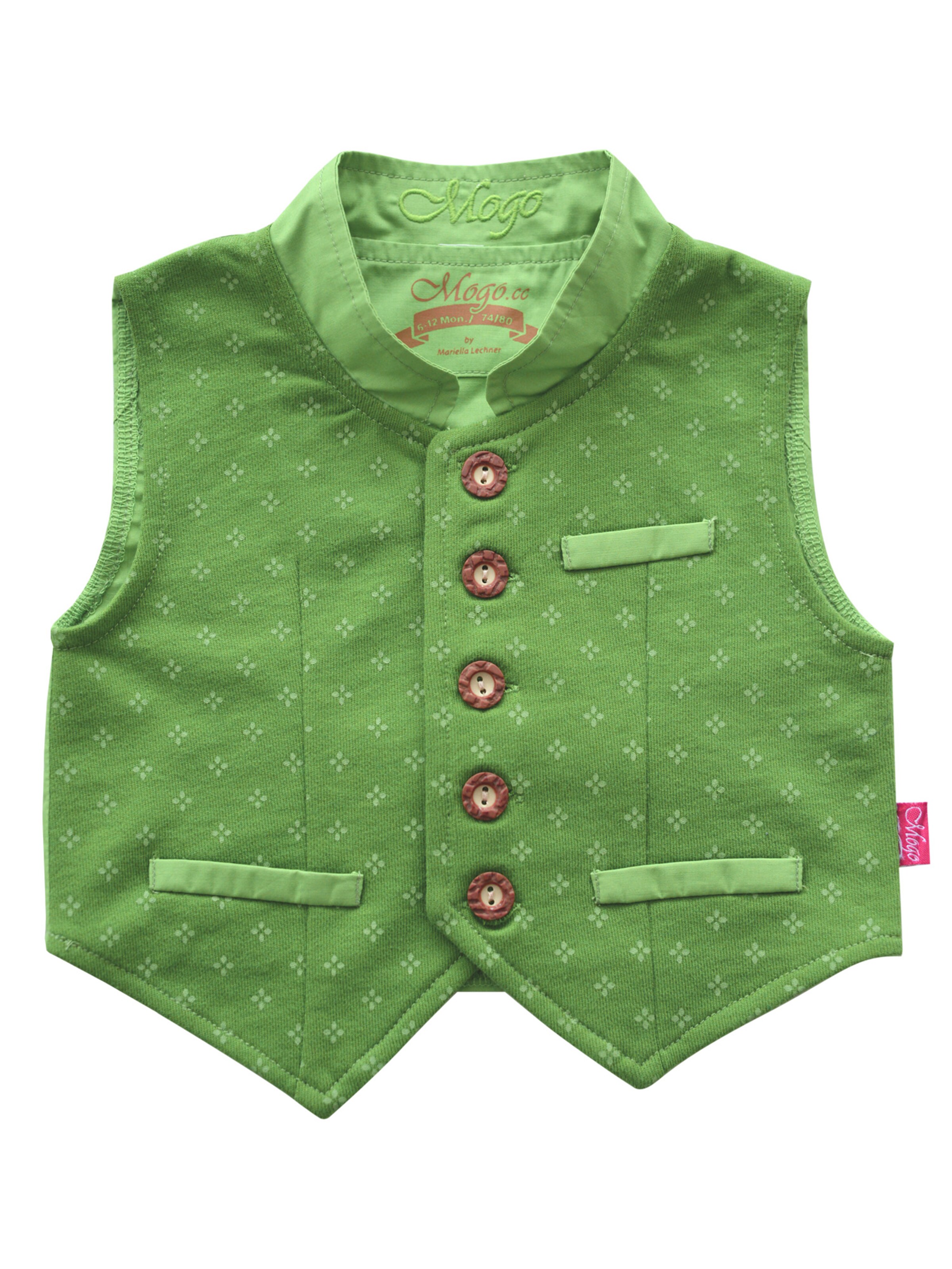 Mogo Weste 'Gamsburg' in Grün: Vorderseite