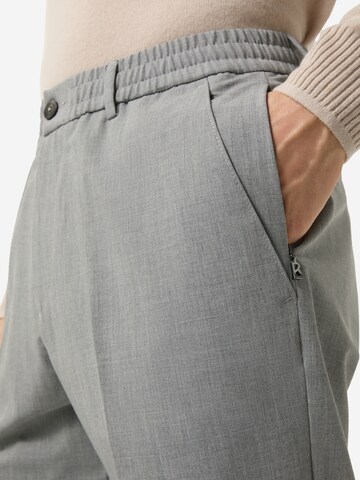 BOGNER Loose fit Pleat-Front Pants 'Marcus' in Grey