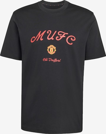 T-Shirt fonctionnel 'Manchester United Seasonal Grafik' ADIDAS PERFORMANCE en noir : devant