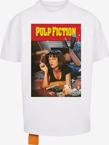 T-Shirt 'Pulp Fiction Poster' Merchcode en blanc : devant