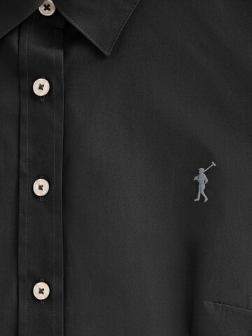 Polo Club Bluse in Schwarz