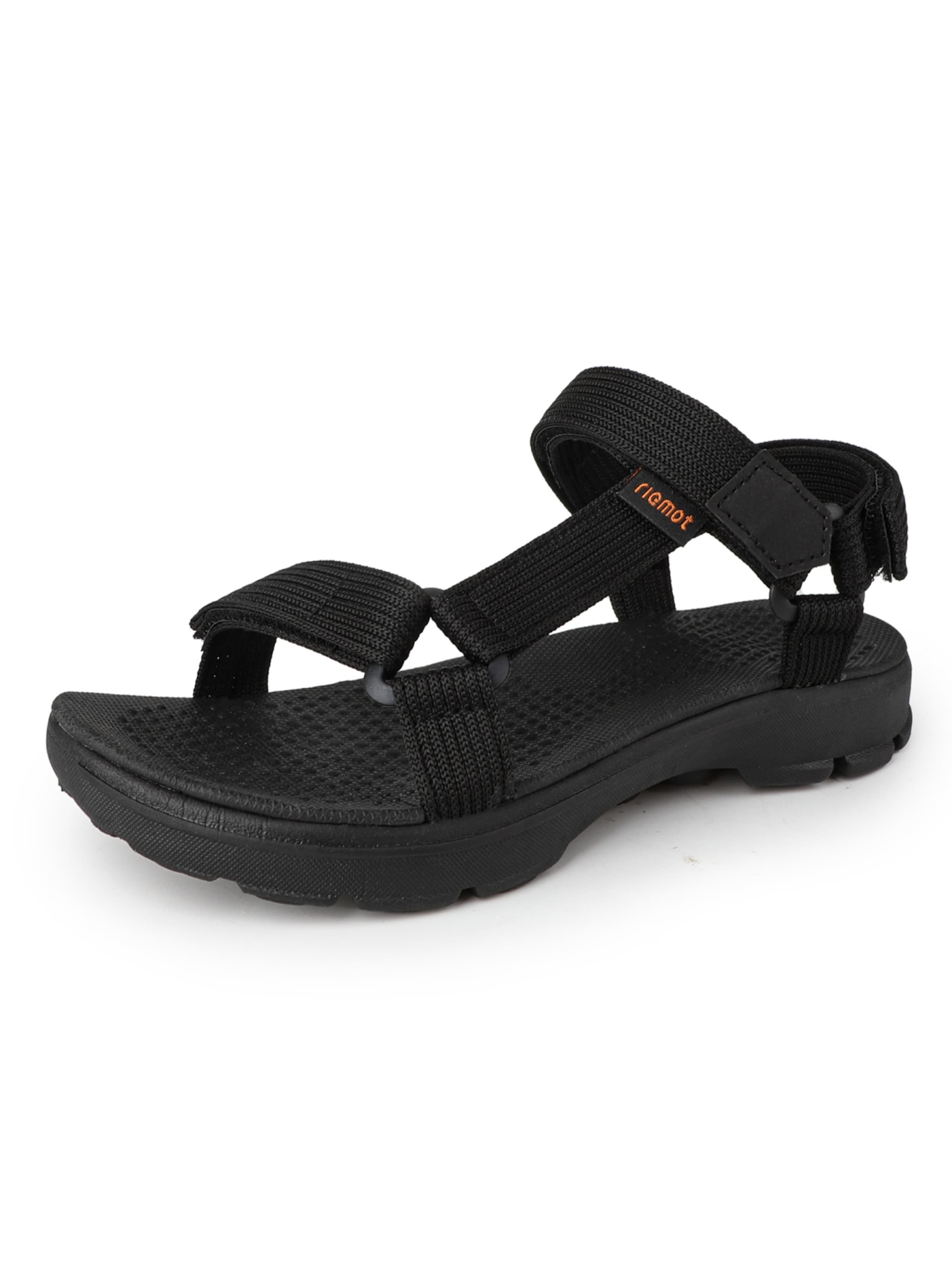 riemot Sandals in Black: front