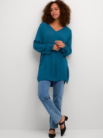 KAFFE CURVE Туника 'Amber' в Синий