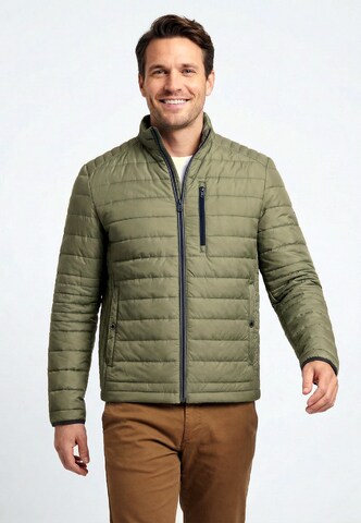 NEW CANADIAN Steppjacke in Grün: Vorderseite