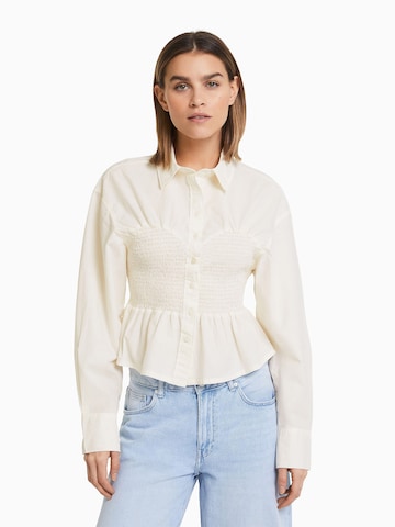 Bershka Bluse i beige: forside