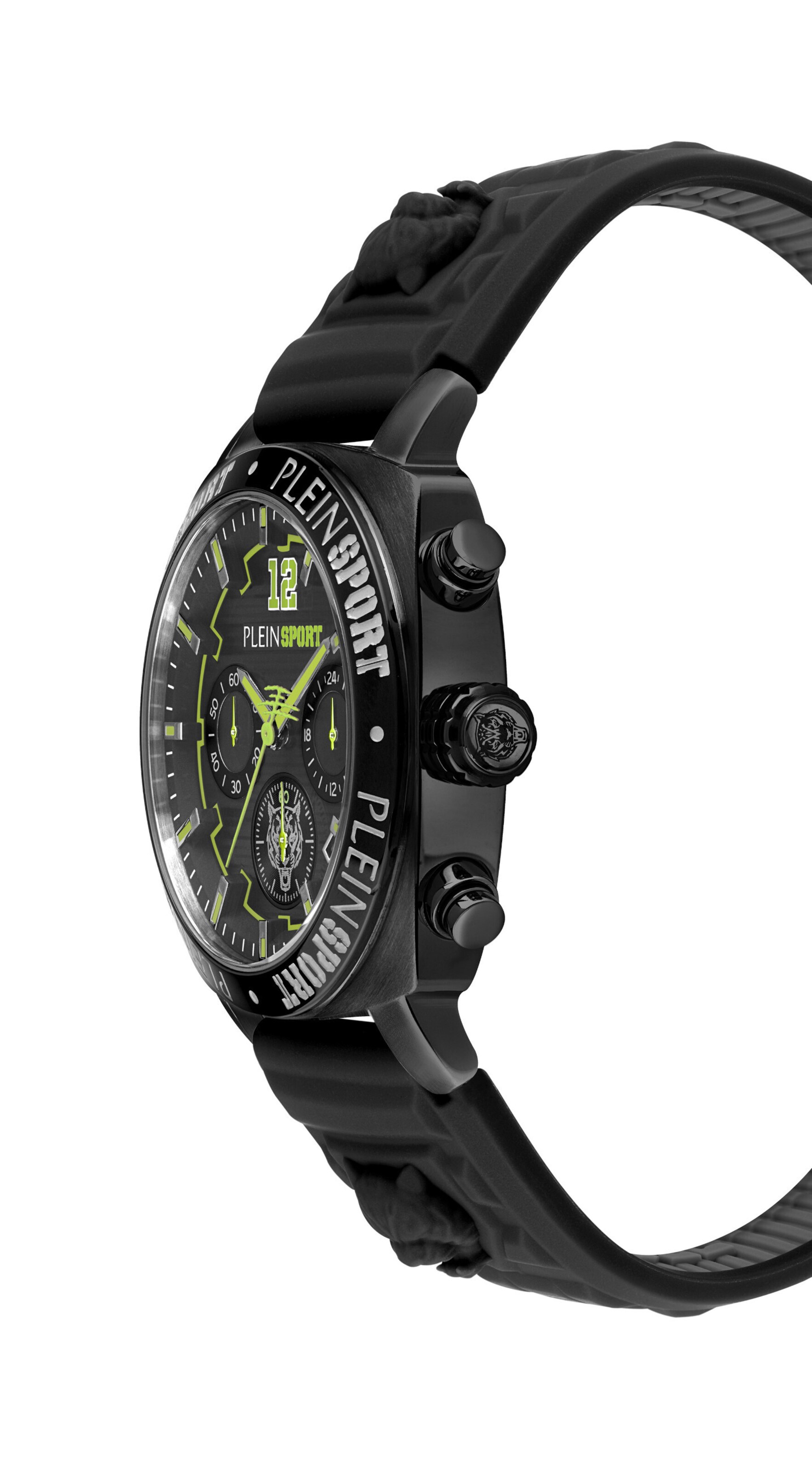Plein Sport Uhr 'Wildcat' in Schwarz