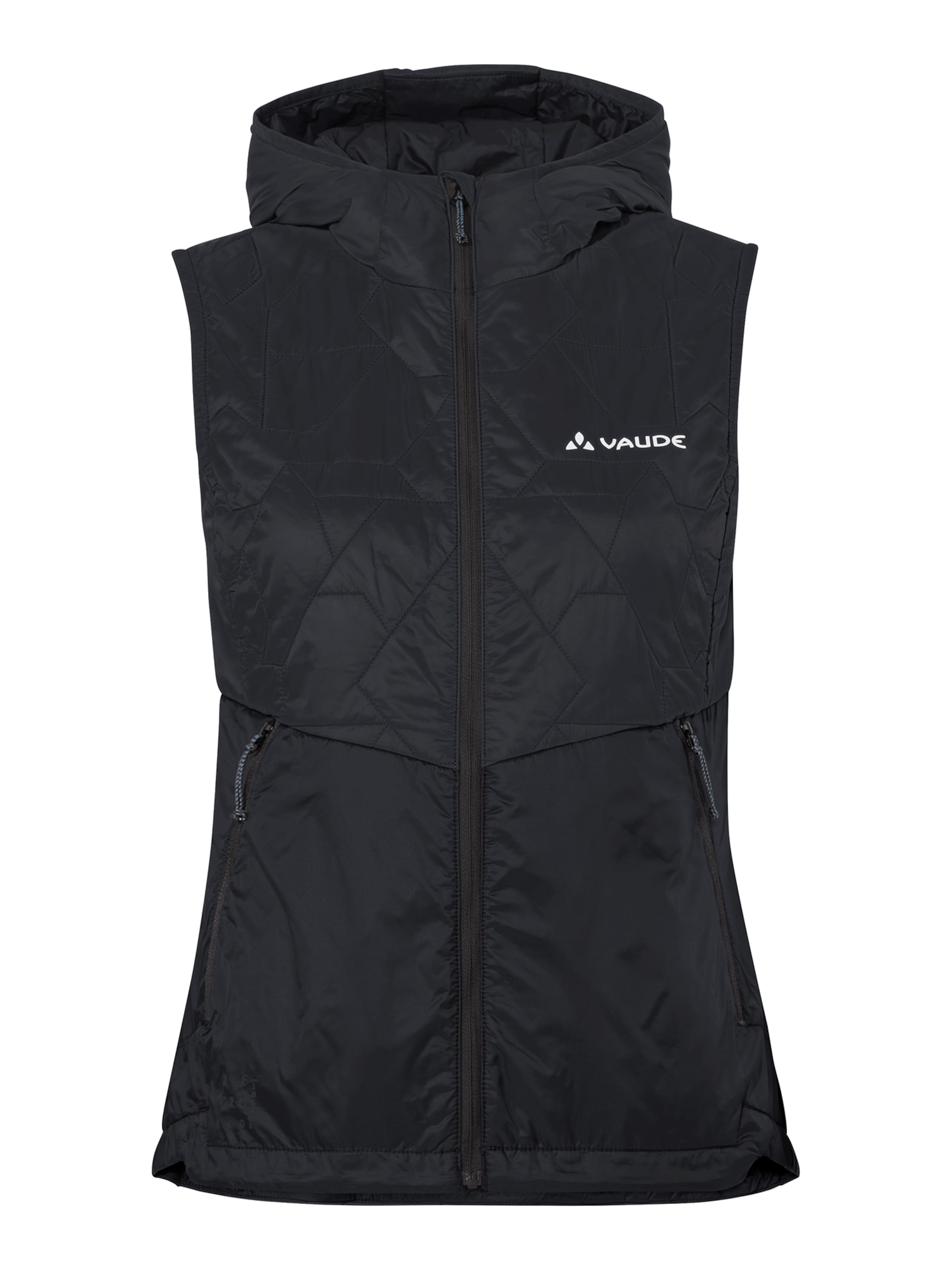 VAUDE Sports vest 'Freney V' in Black: front