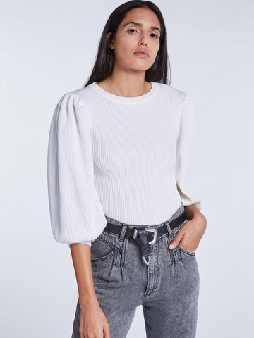 Pull-over SET en blanc