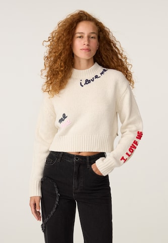 Fabienne Chapot Sweater in White: front