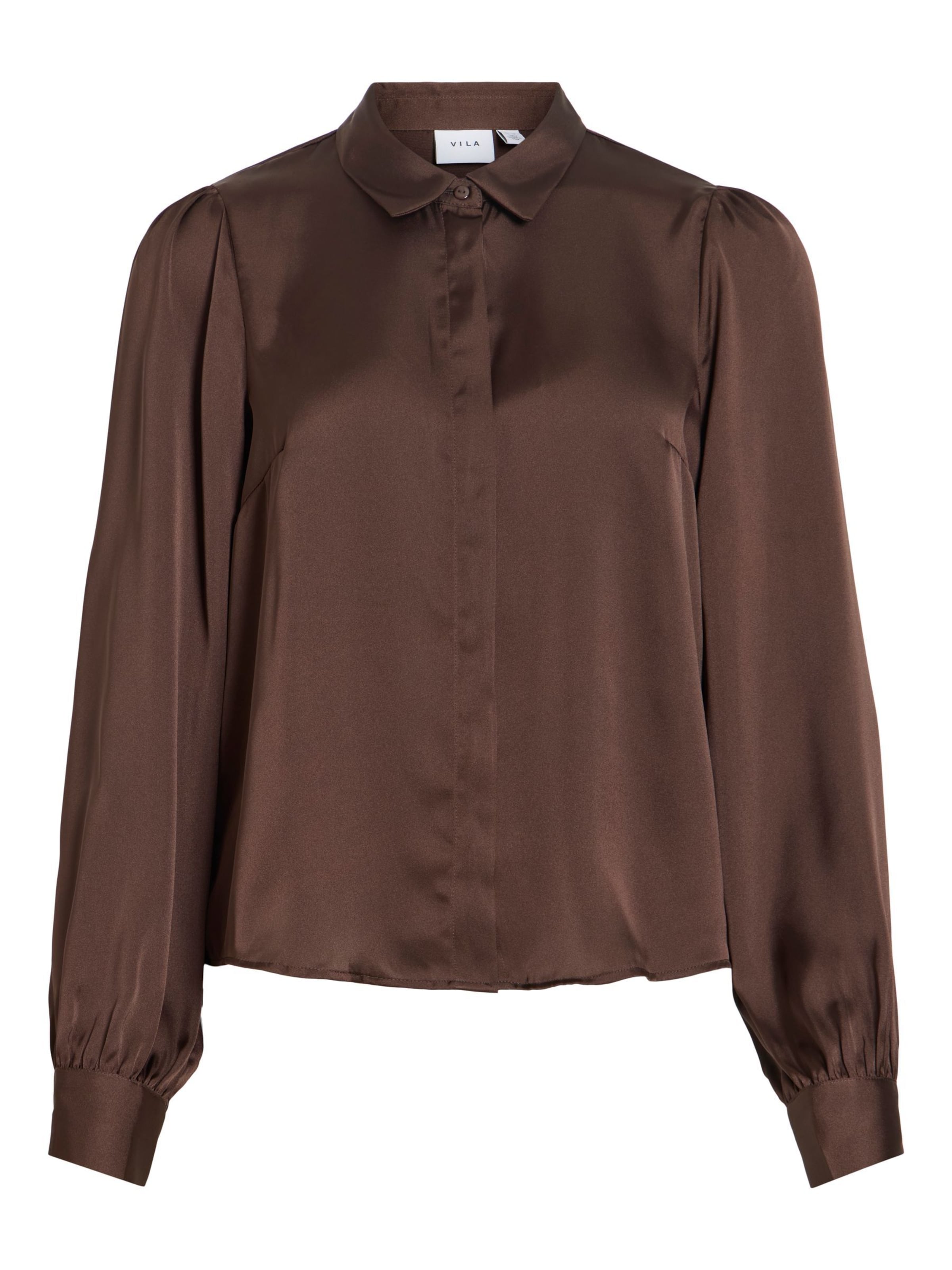 VILA Bluse 'VISOFIE' in Braun: Vorderseite