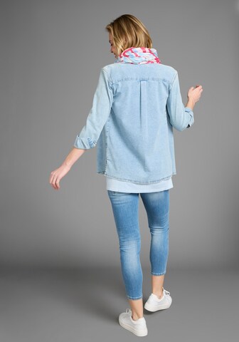 LAURA SCOTT Schlauchschal in Blau