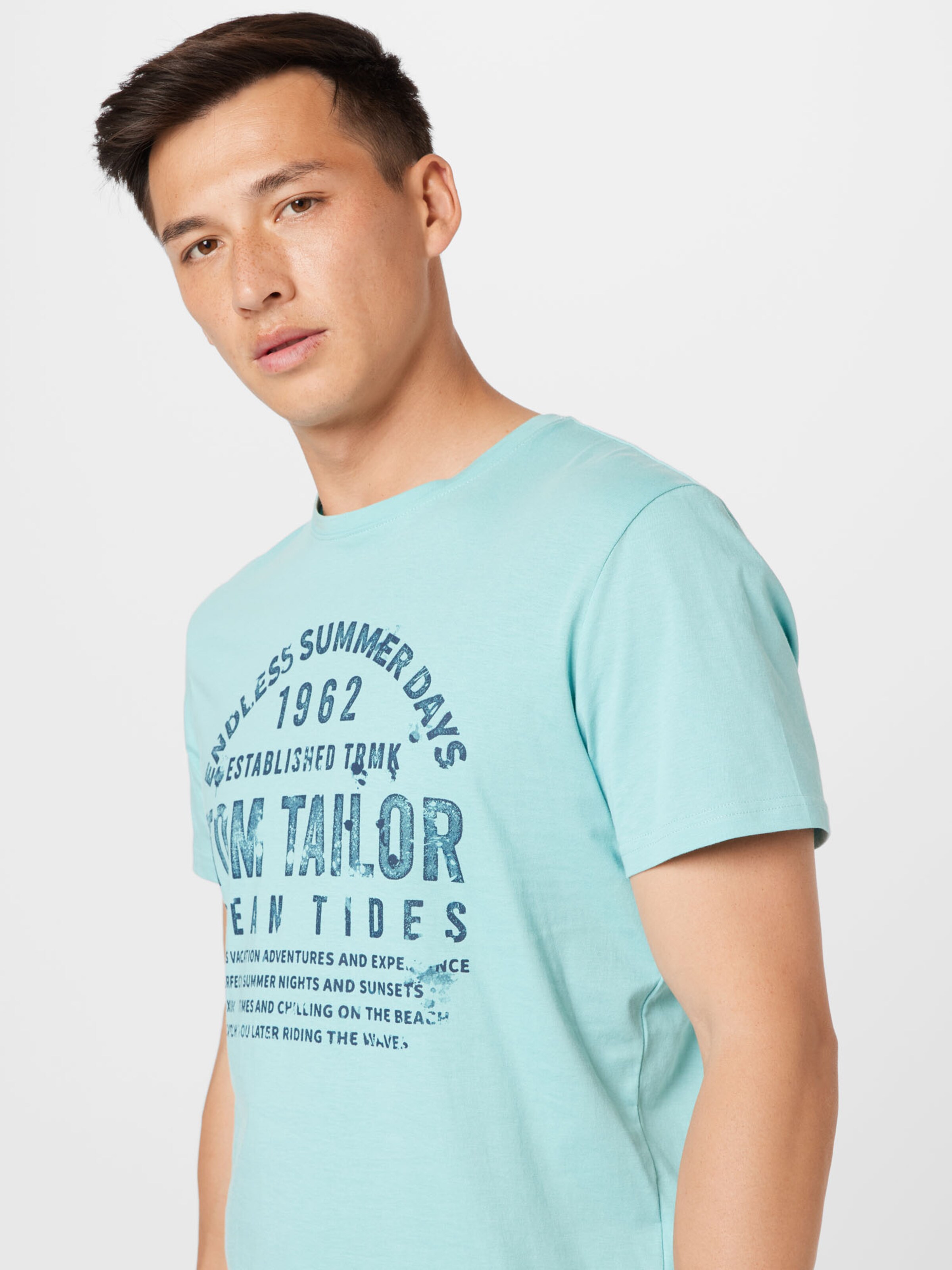Männer Große Größen TOM TAILOR T-Shirt in Blau, Hellblau - ZO21044 Männer Große Größen TOM TAILOR T-Shirt in Blau, Hellblau - ZO21044
