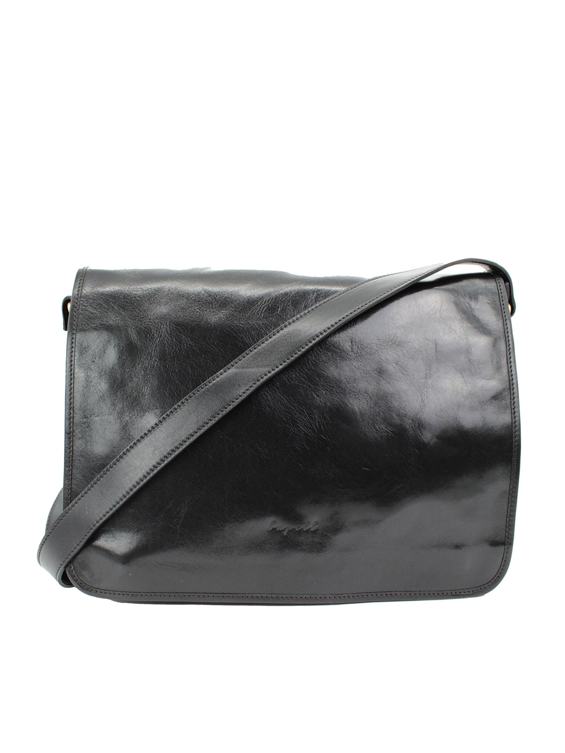 bupell Messenger 'Eugenio' in Black: front