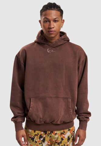 Karl Kani - Sweatshirt em castanho: frente