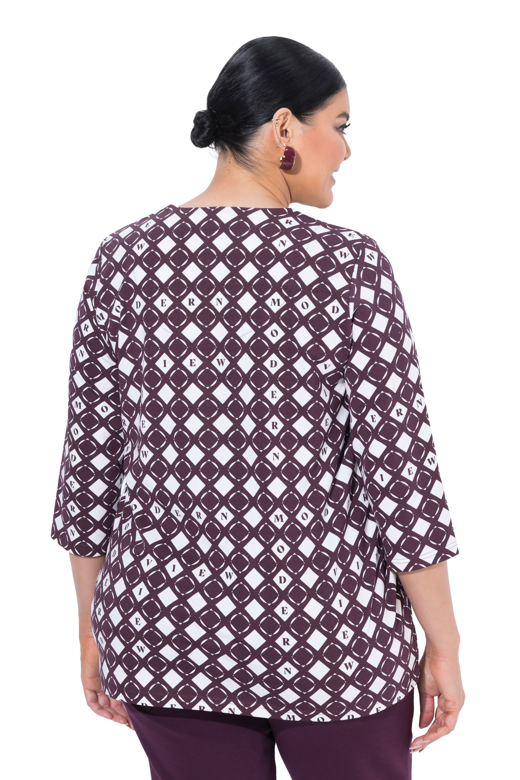 Ulla Popken Shirt in Purple