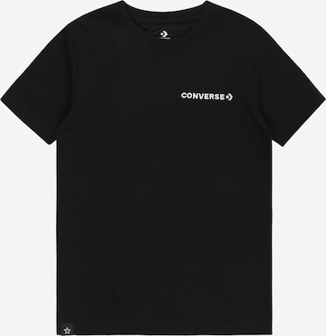 CONVERSE Shirt in Zwart: voorkant