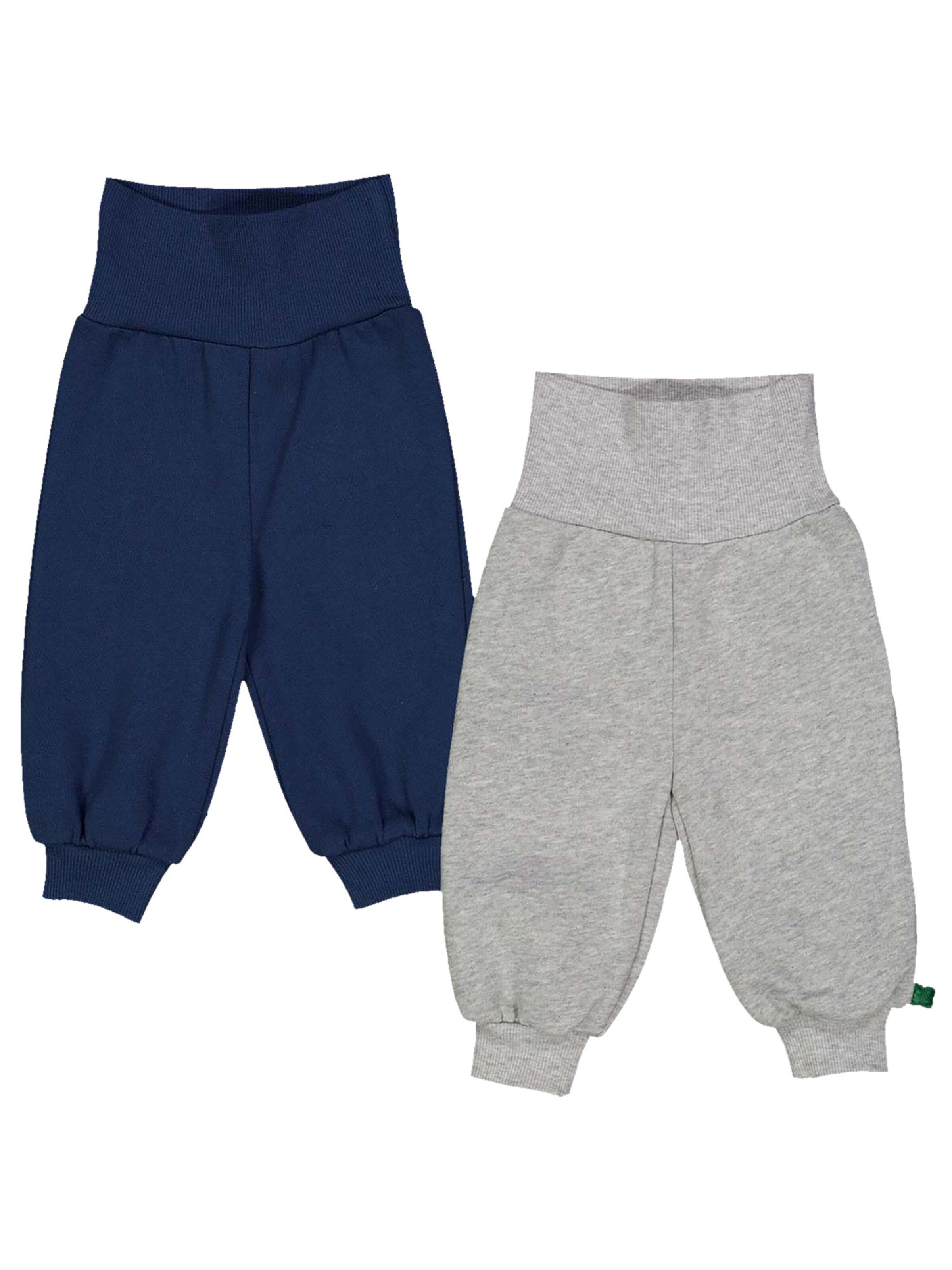 Effilé Pantalon Fred's World by GREEN COTTON en bleu : devant