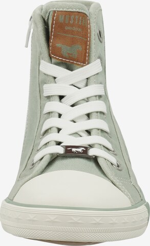 MUSTANG High-Top Sneakers in Green