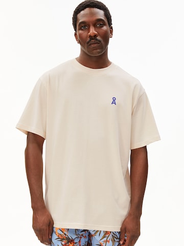 ARMEDANGELS Shirt 'Maarkos No Plastic' in Beige