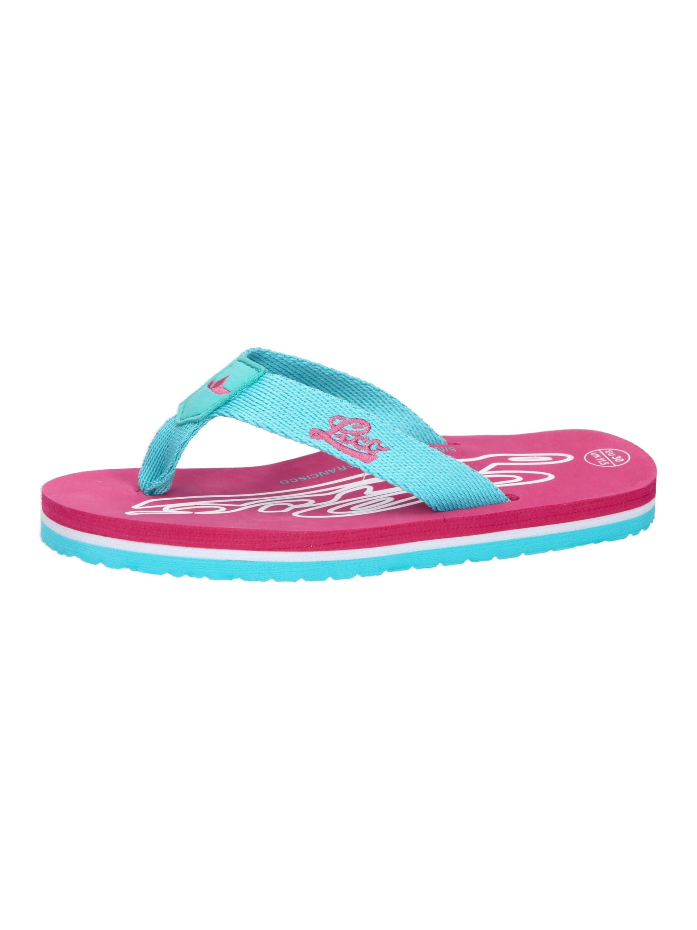 LICO Strand-/Badeschuh ' Flamenco ' in Blau: Vorderseite