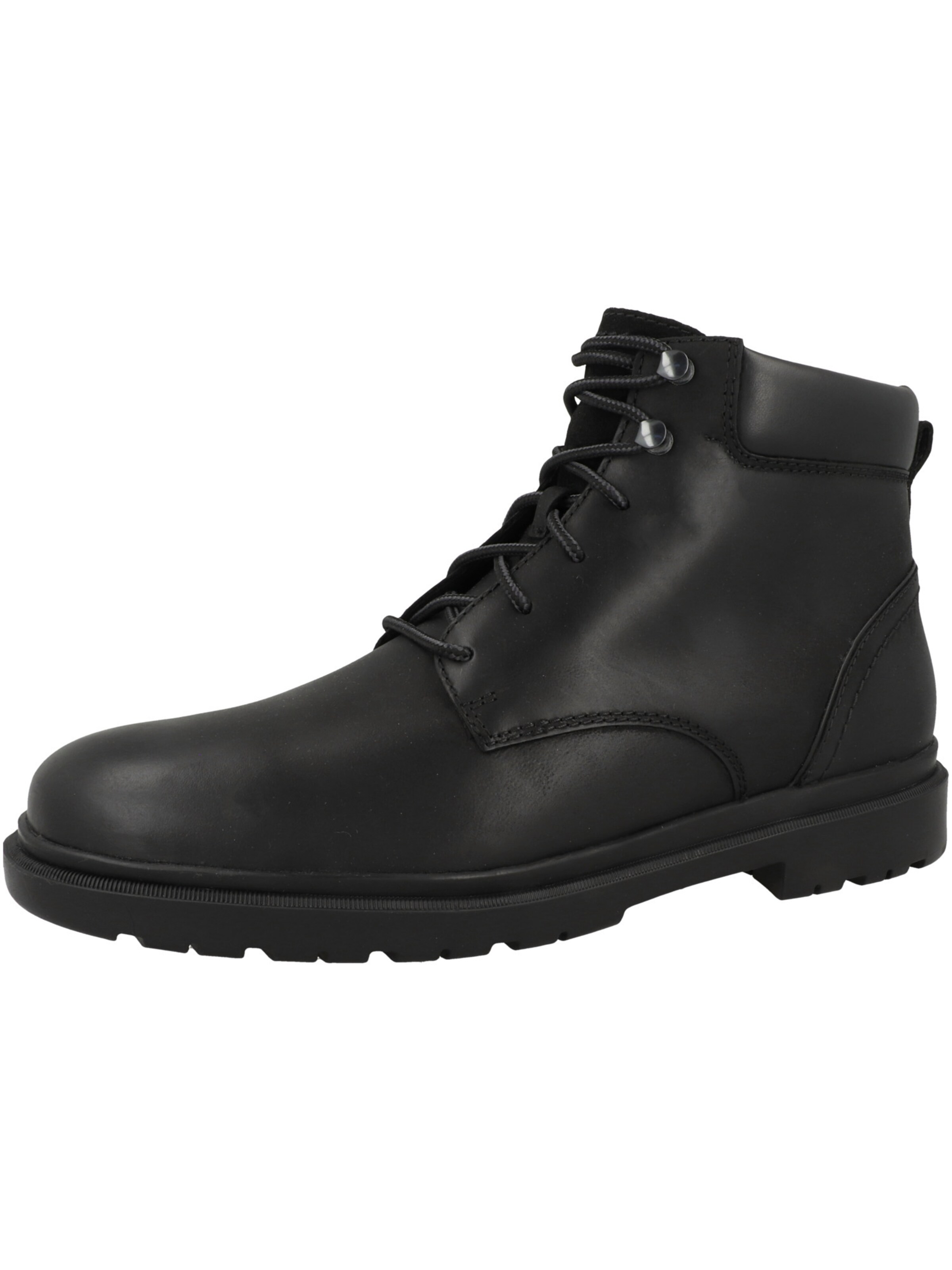 GEOX - Botas com atacadores 'Andalo' em preto: frente