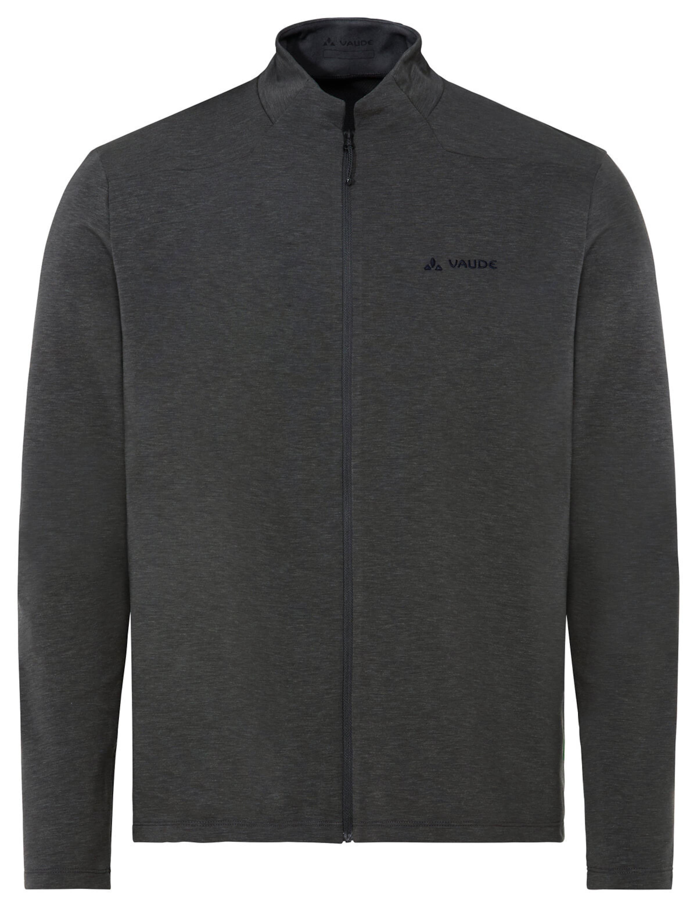 VAUDE Gebreid sportvest 'Wintry' in Grijs: voorkant