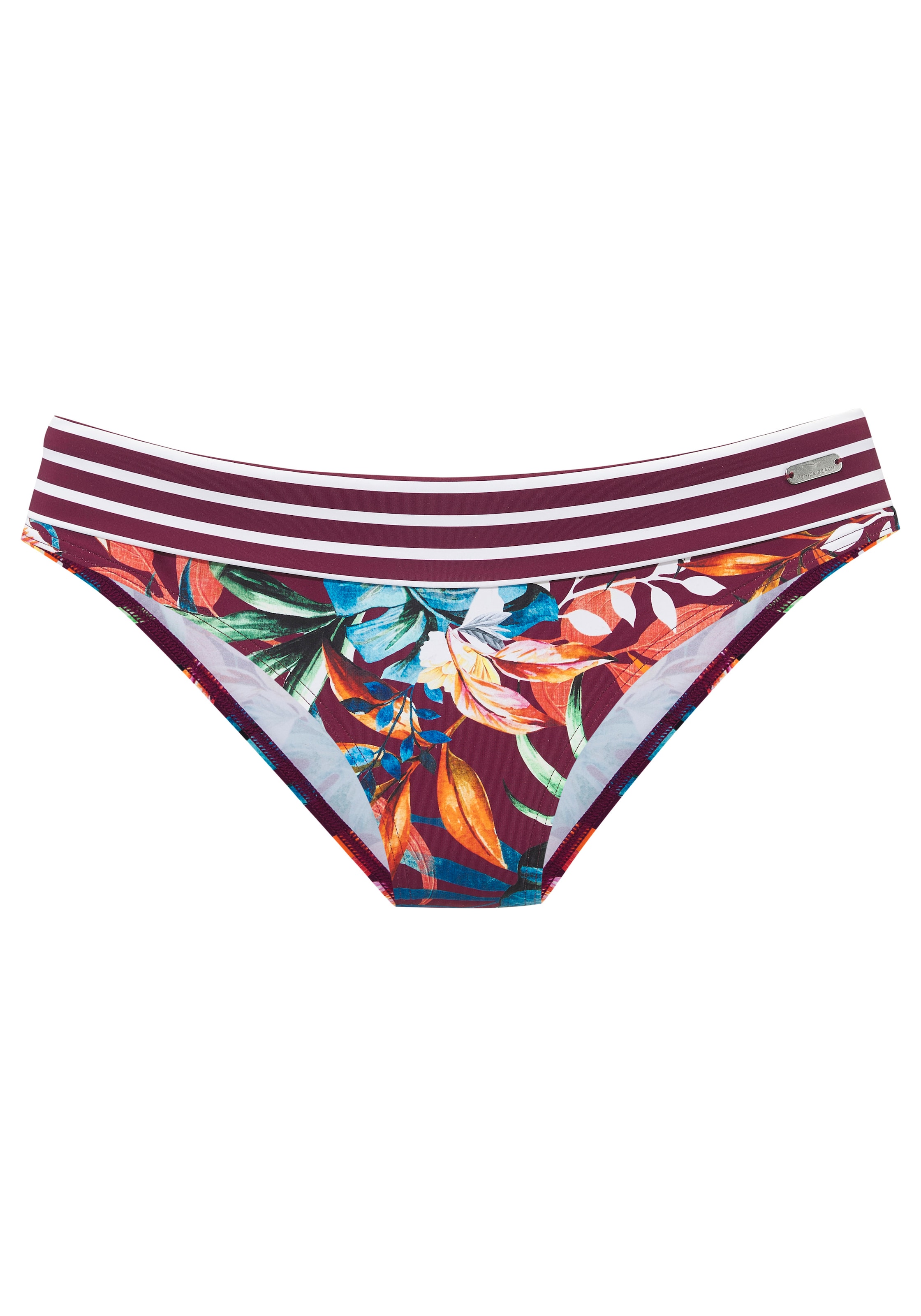 VENICE BEACH Bikini bottom in Red: front