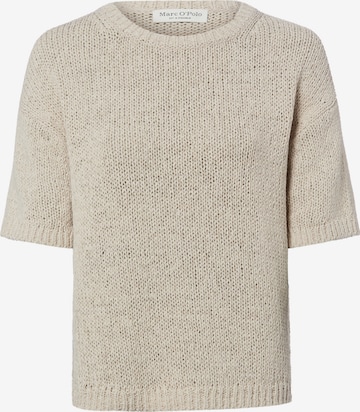 Pull-over Marc O'Polo en beige : devant