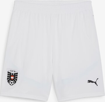 PUMA Regular Sportshorts 'Österreich Replica' in Weiß: predná strana