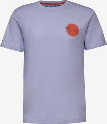 Street One MEN T-Shirt in Lila: Vorderseite