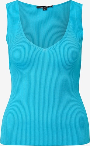 Tops en tricot COMMA en bleu : devant