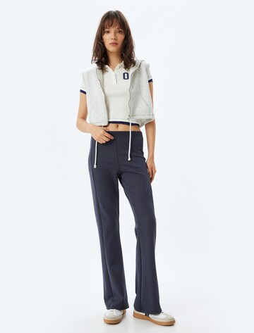 Koton Flared Broek in Blauw